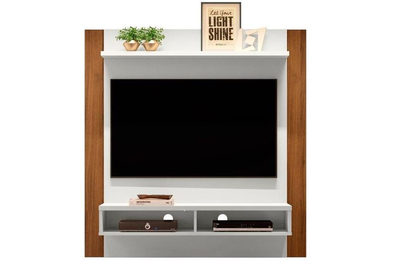 Imagem de Painel Home Theater Linea Capri p/TV de 42 Cacau