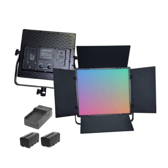 Imagem de Painel Iluminador Rgb Bicolor 45W Pro Led 900 Com Bateria