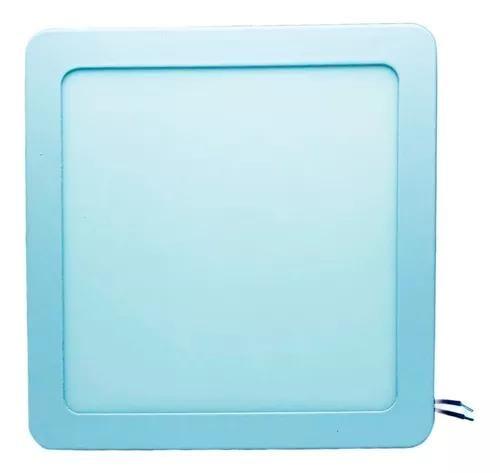 Imagem de Painel Led 12w Sobrepor Quadrado Luz Fria 6500k Bivolt 110/220v Luminária gesso Quarto Sala Cozinha Interno