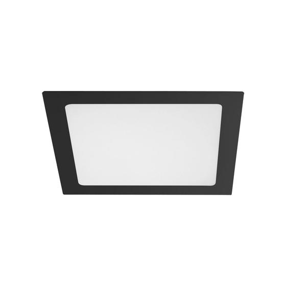 Imagem de Painel LED 24W Lux Quadrado Embutir Preto