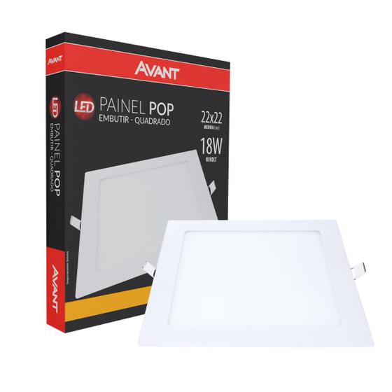 Painel Led Avant Pop Embutir Quadrado 18w Amarelo 3000k Biv é boa?