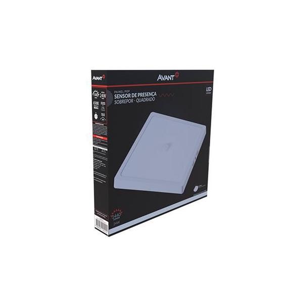 Imagem de Painel LED com Sensor 24W Sobrepor