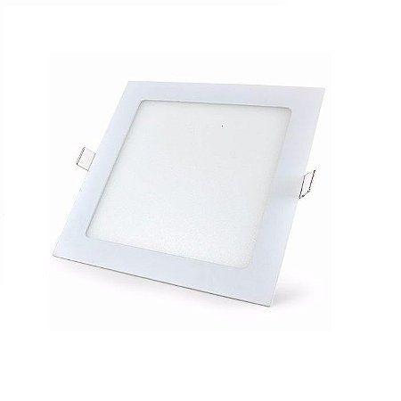 Imagem de Painel LED de Embutir Quadrado Prata - 16W 6500K Bivolt