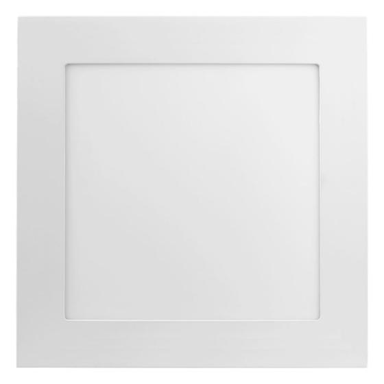 Imagem de Painel Led Embutir 12w Branco Quente 3000k 17cm Quadrado Bivolt 900lm Abs Save Energy