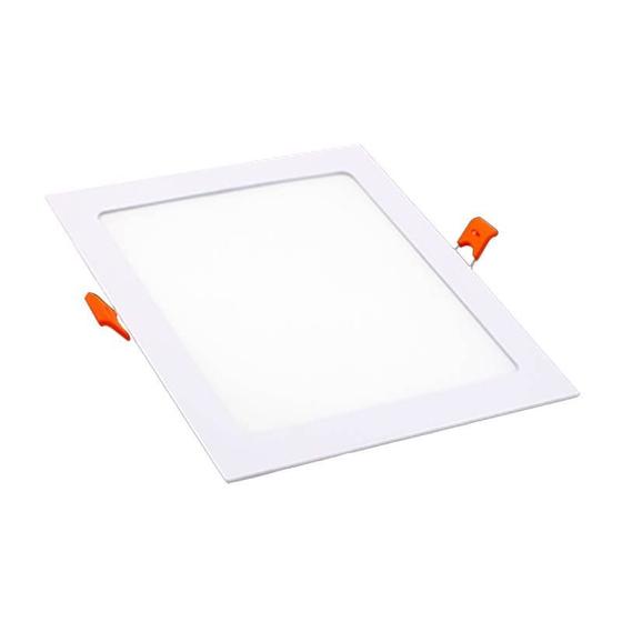 Imagem de Painel Led Embutir 24w Branco Quente 3000k 30cm Quadrado Bivolt Vit