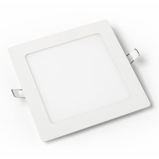 Imagem de Painel Led Embutir Quadrado 12W 6500K Branco Frio 840 Lumens Bivolt LUMIPETRO