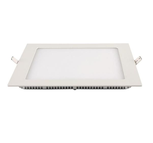 Imagem de Painel led embutir quadrado aluminio 18w 6500k  branco