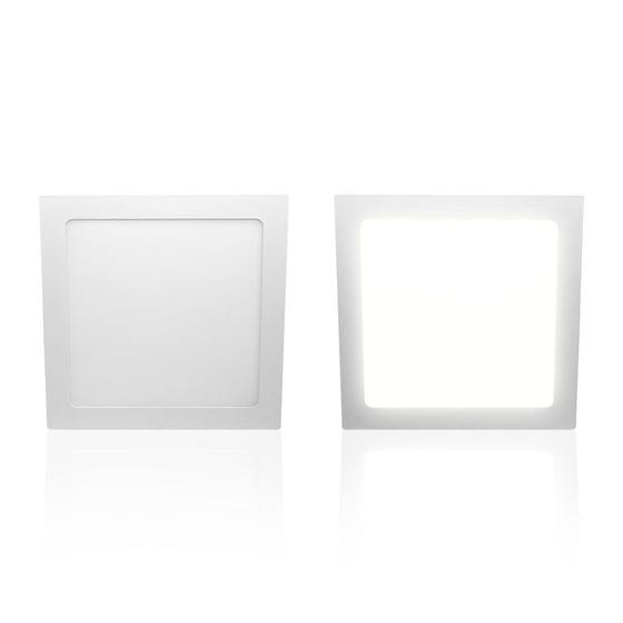 Imagem de Painel LED Plafon Lux Embutir Quadrado - 18w - Branco - Taschibra