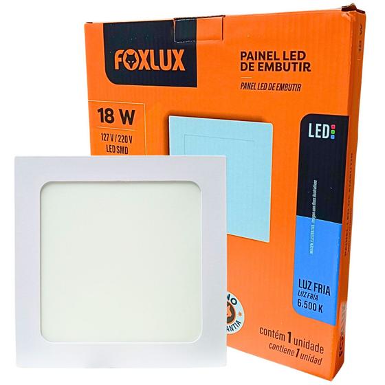 Imagem de Painel led quad embutir 18w  6500k  biv