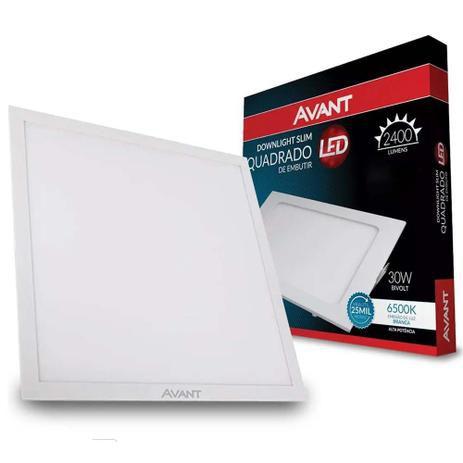 Imagem de Painel Led Quadrado Embutir Avant 40X40 Painel 30W 3000K