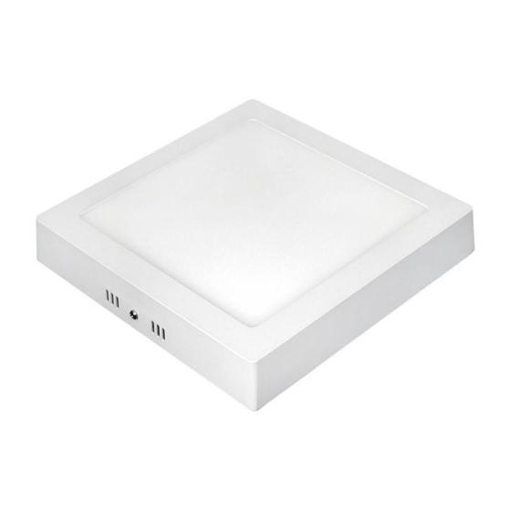 Imagem de Painel LED Quadrado Sobrepor Taschibra LUX 6500K 6W Branco