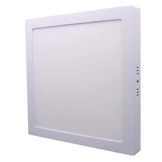 Imagem de Painel Led Sobrepor 18W 3000K 1244Lm Quadrado Branco 22Cm Bivolt