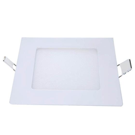 Imagem de Painel Luminária Plafon Quadrado De Embutir 6w 3000K Avant