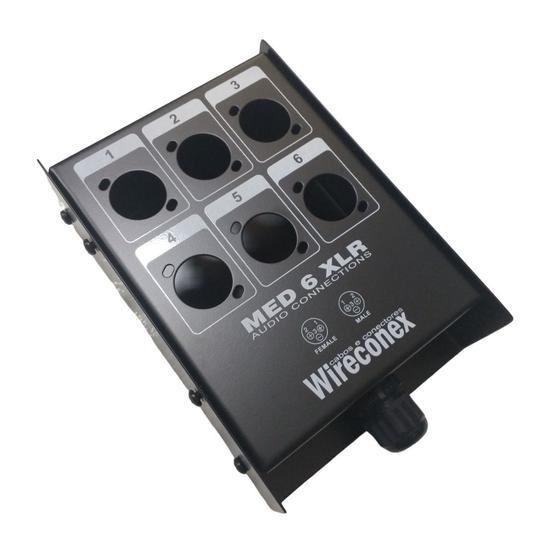 Imagem de Painel Medusa Para Multicabo 6 Vias Conectores - Wireconex