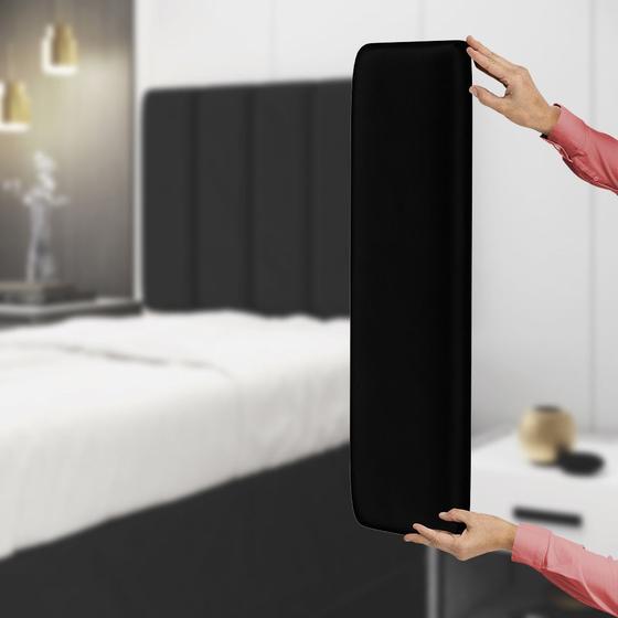 Imagem de Painel Modulado Nashira 100 / N-024 Veludo Preto