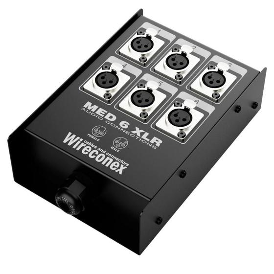 Imagem de Painel Multicabo 06 Vias Xlr - Medusa Wireconex F108