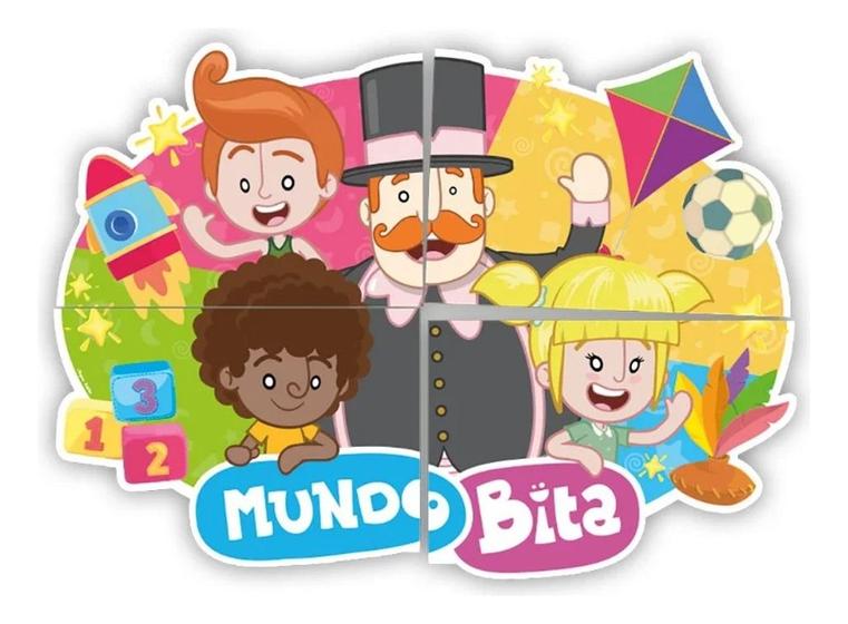 Imagem de Painel Mundo Bita Festa Aniversário Infantil 1,26mx88cm