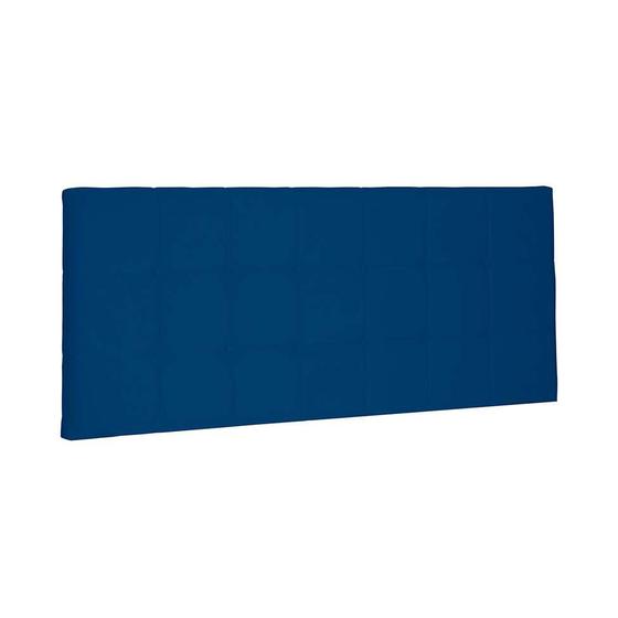 Imagem de Painel para Cama Box Casal Verona Suede Azul