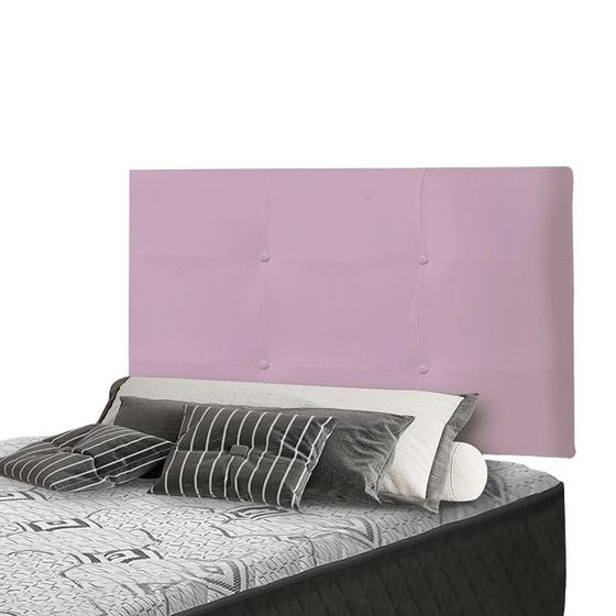 Imagem de Painel Para Cama Box Luna Casal 1,40cm Veludo Rose - FdECOR