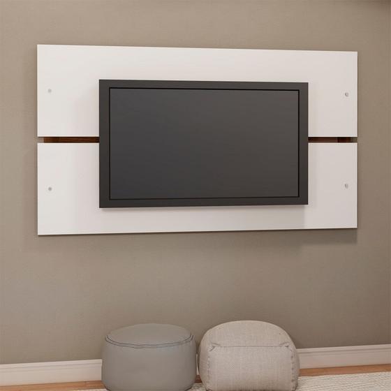 Imagem de Painel para TV 160cm Branco Madeirado