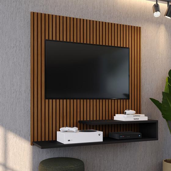 Imagem de Painel Para Tv 32 Polegadas Com Prateleira Smart new Plus Quarto Sala 