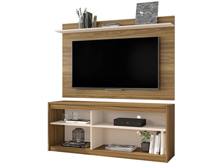 Painel para TV 55” Caemmun Arizona 2 Prateleiras Imagem de Painel para TV 55” Caemmun Arizona 2 Prateleiras