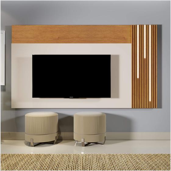 Painel Para Tv 75" Ripado C/Led Cascata Valencia é ruim? Painel Para Tv 75" Ripado C/Led Cascata Valencia é boa?