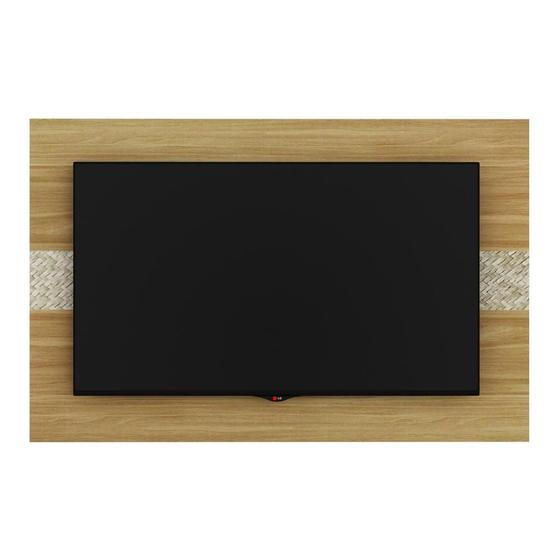 Imagem de Painel para TV até 42 Polegadas 136cm com Detalhe Central Multimóveis CR45271