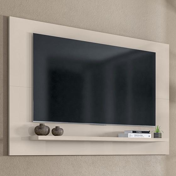 Imagem de Painel para TV Até 60 Polegadas Safira 1 Prateleira Off White - Casa D