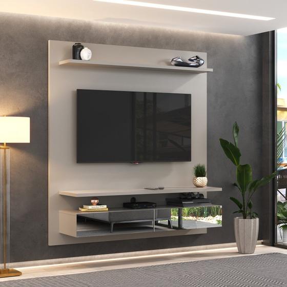Painel Para TV At 65 Polegadas 2 Gavetas Espelhadas Bp1061e Foscarini 