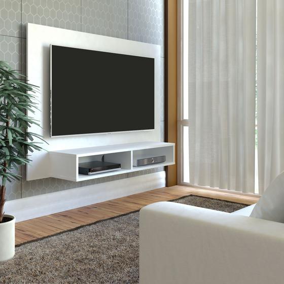 Imagem de Painel Para TV Com 2 Nichos Artely Flash Branco