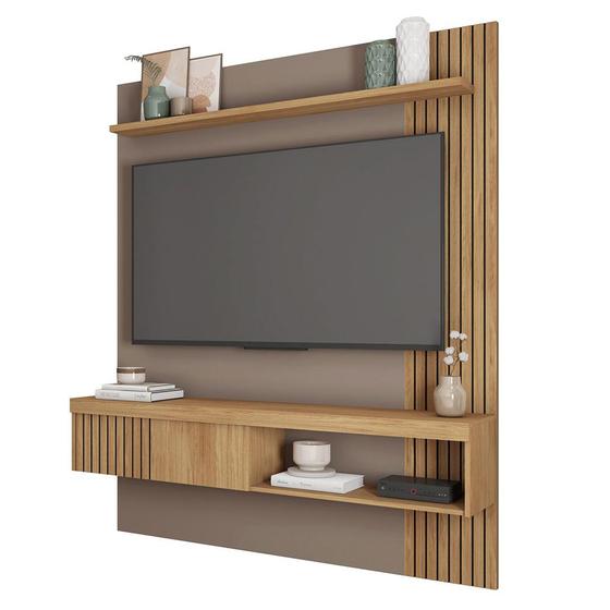 Imagem de Painel para TV Cristal 150cm Buriti/Fendi - Sallar home