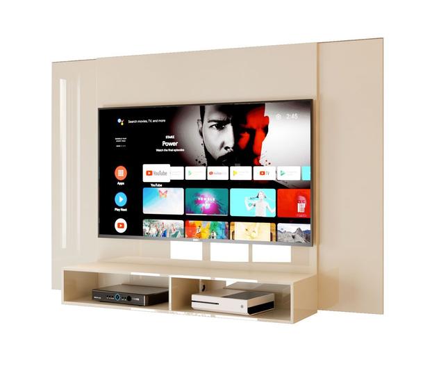 Imagem de Painel para TV de até 43'' Polegadas com 2 Nichos para Quarto e Sala