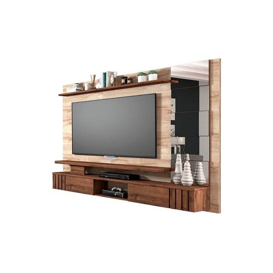 Painel para TV Murano até 65 Polegadas Rústico/Café - Permóbili Menor preço em Painel para TV Murano até 65 Polegadas Rústico/Café - Permóbili