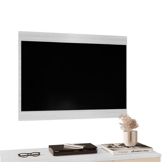 Painel para Tv Suspenso Extensivo Texas Carvalho Branco - Incorplac Menor preço em Painel para Tv Suspenso Extensivo Texas Carvalho Branco - Incorplac