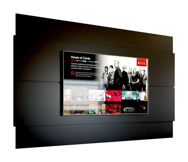 Imagem de Painel para TV Wall/Limit 1.8 Preto - MoveisAqui