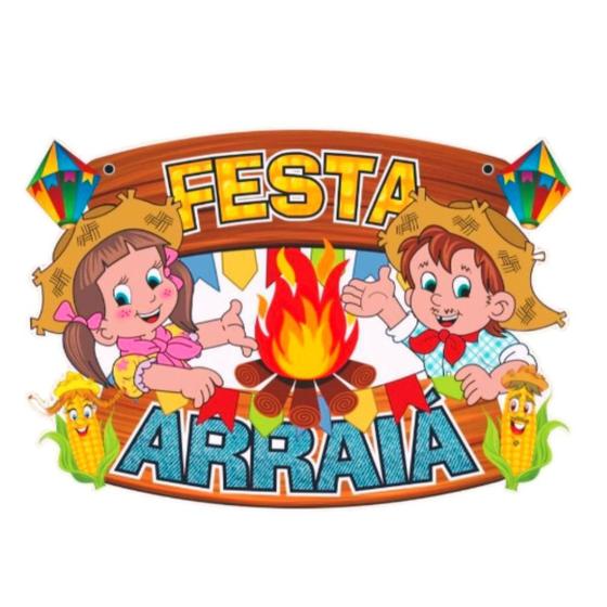 Imagem de Painel Parede Decoração Festa Junina Mural São João 68X48Cm