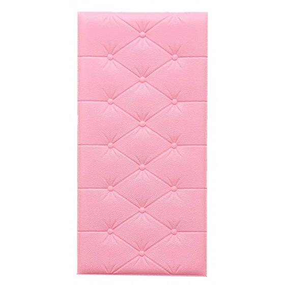 Painel Placa 3D Estilo Espuma Rosa Adesiva 60 X 30 Parede Menor preço em Painel Placa 3D Estilo Espuma Rosa Adesiva 60 X 30 Parede