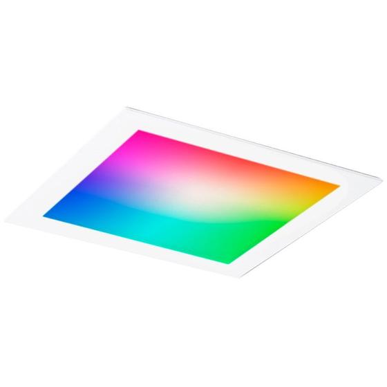 Painel Plafon 18W Led Quadrado Teto Embutir RGB Inteligente Menor preço em Painel Plafon 18W Led Quadrado Teto Embutir RGB Inteligente