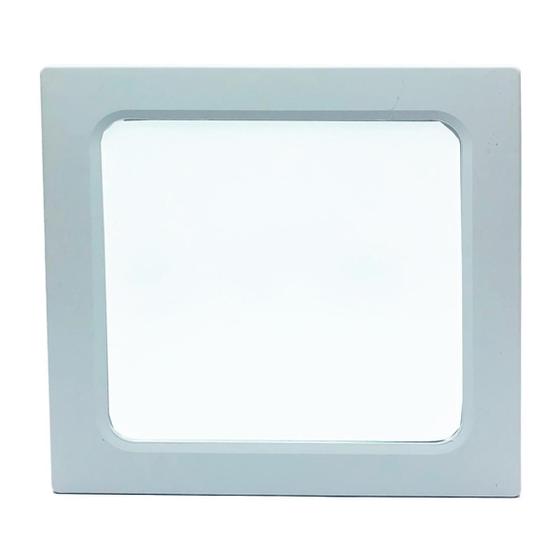 Imagem de Painel Plafon 18W Sobrepor Quadrado Luz Fria Bivolt