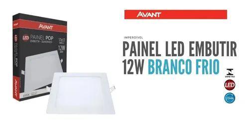 Imagem de Painel Plafon Led 12w Quadrado Embutir Avant 6500k