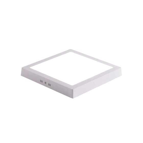 Painel Plafon Led 25w Quadrado Redondo Sobrepor Iluminaria Menor preço em Painel Plafon Led 25w Quadrado Redondo Sobrepor Iluminaria