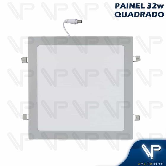 Imagem de Painel plafon led 32w embutir quadrado 6500k(branco frio)bivolt