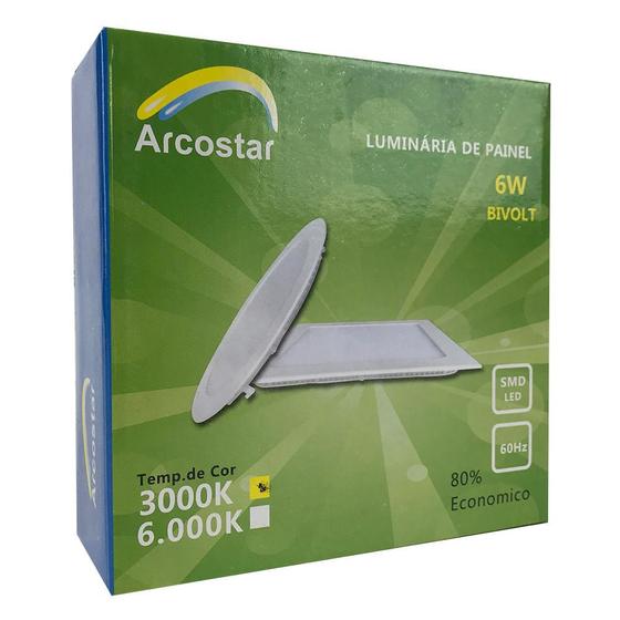 Painel Plafon Led Embutir 12X12cm 6W 3000K Bivolt - SCT - A-0611E é boa?