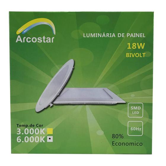 Painel Plafon Led Embutir 22X22cm 18W 6000K Bivolt - SCT - A-0116E é boa?