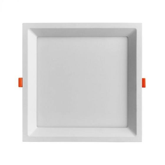 Imagem de Painel Plafon Led Embutir Recuado 18W Branco Neutro 4000k