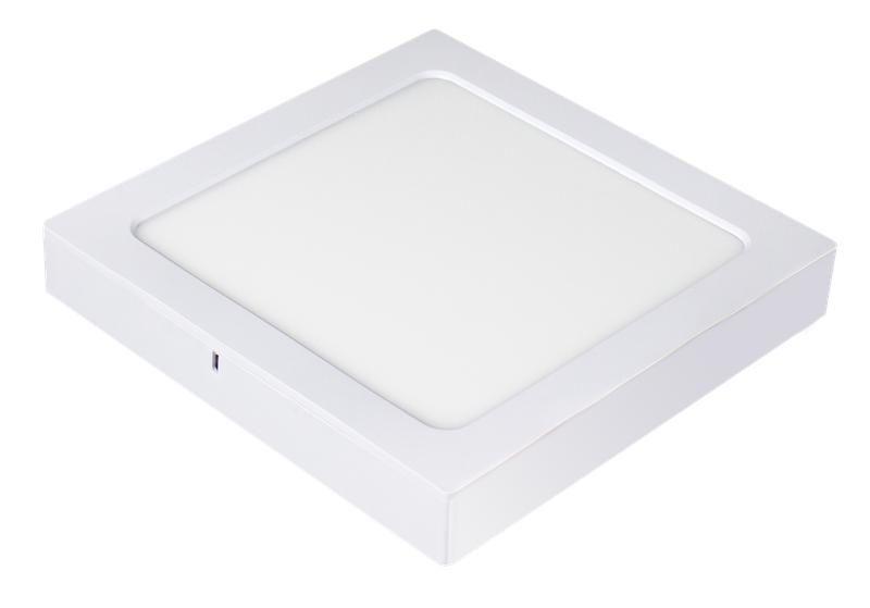 Imagem de Painel plafon led sobrepor embutir quadrado 220mm 15w branco