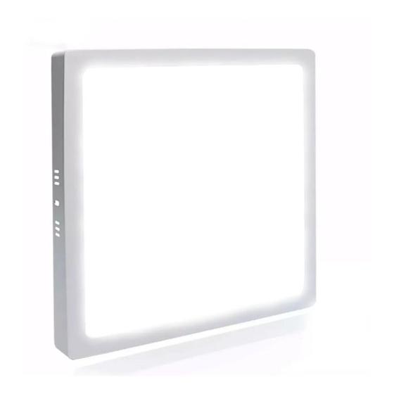 Imagem de Painel Plafon Sobrepor Led 25w Quadrado 30X30 Slim 6000K