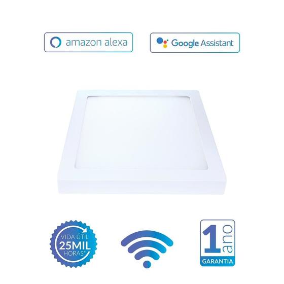 Painel Pop LED Plafon Sobrepor Smart Wi-Fi NEO 24W 30cm Dimerizavel 3000k/6500k Bivolt Avant Menor preço em Painel Pop LED Plafon Sobrepor Smart Wi-Fi NEO 24W 30cm Dimerizavel 3000k/6500k Bivolt Avant