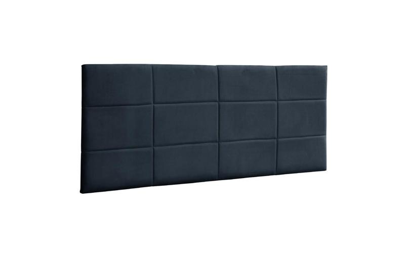 Painel Raissa 158 cm Suede Azul Marinho - Topázio Decor Imagem de Painel Raissa 158 cm Suede Azul Marinho
